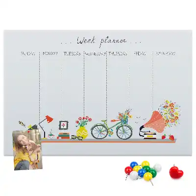 Cork Weekly Planner Memo Board