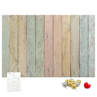 Printed Colorful Cork Board