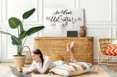 Adventure away from home cork memo board