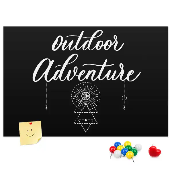 Printed Cork Memo Board Adventure