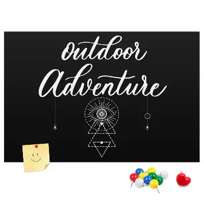Adventure Printed Cork Memo Board