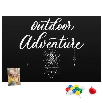 Printed Cork Memo Board Adventure