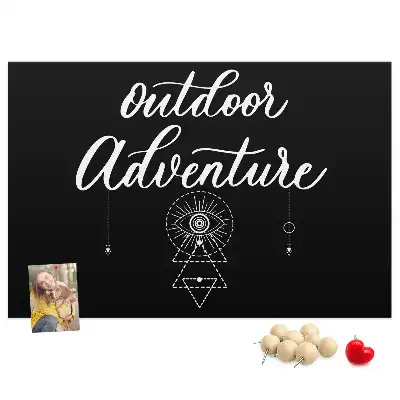 Printed Cork Memo Board Adventure