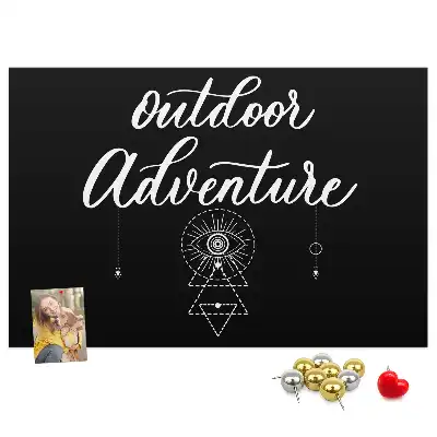 Printed Cork Memo Board Adventure