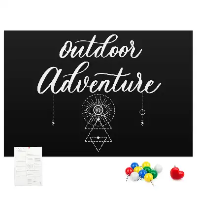 Printed Cork Memo Board Adventure