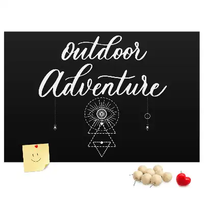 Printed Cork Memo Board Adventure