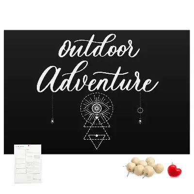 Printed Cork Memo Board Adventure
