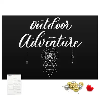 Adventure Printed Cork Memo Board
