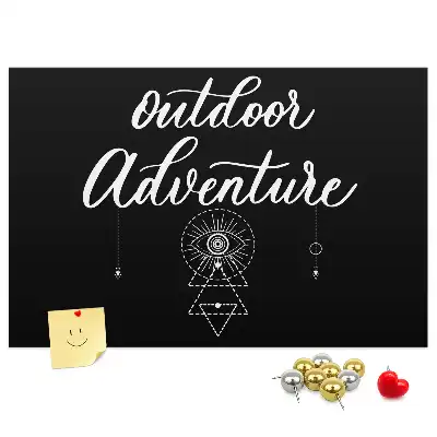 Printed Cork Memo Board Adventure