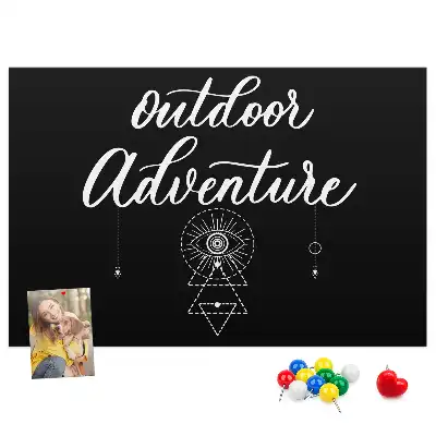 Printed Cork Memo Board Adventure