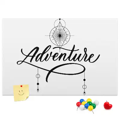 Adventure Printed Cork Memo Board