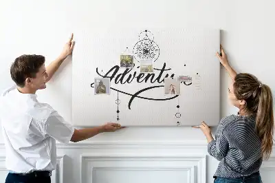 Adventure Printed Cork Memo Board
