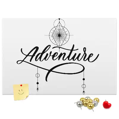 Adventure Printed Cork Memo Board