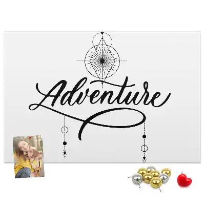 Adventure Printed Cork Memo Board