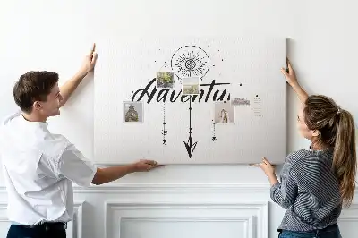 Printed Cork Board Adventure Map