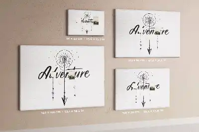 Printed Cork Board Adventure Map