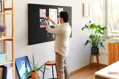 Cork memo board with travel quote