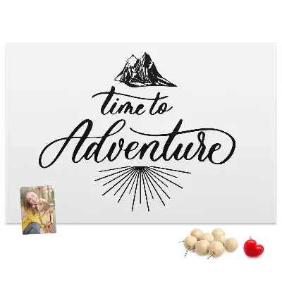 Inspirational Quote Cork Memo Board
