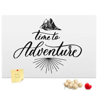 Cork memo board Inspirational quote