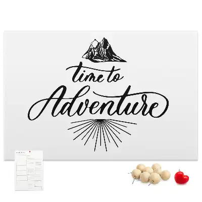 Cork memo board Inspirational quote