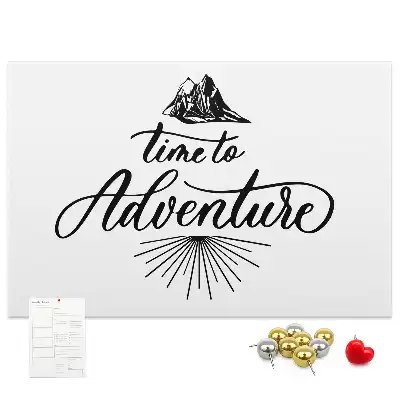 Inspirational Quote Cork Memo Board