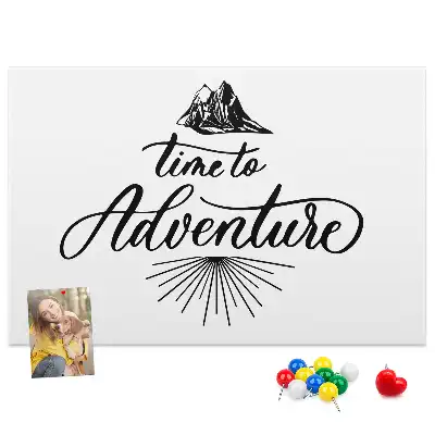 Inspirational Quote Cork Memo Board