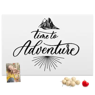 Inspirational Quote Cork Memo Board