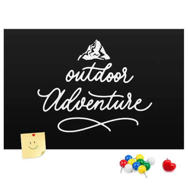 Printed Cork Board Travel quote