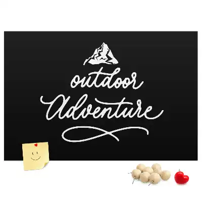 Printed Cork Board Travel quote
