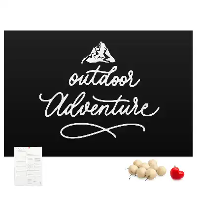 Printed Cork Board Travel quote