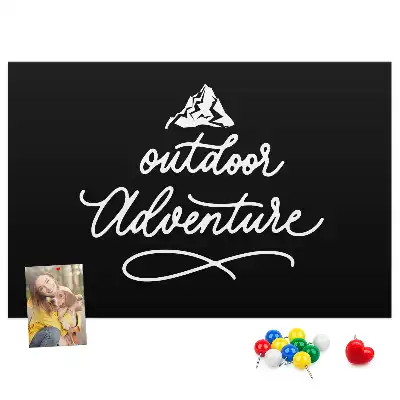 Printed Cork Board Travel quote