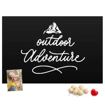 Printed Cork Board Travel quote