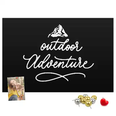 Printed Cork Board Travel quote