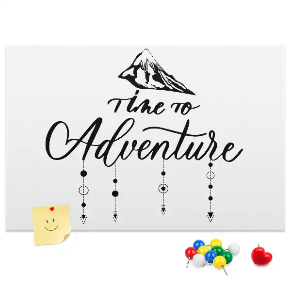 Printed Cork Board Inspirational quote