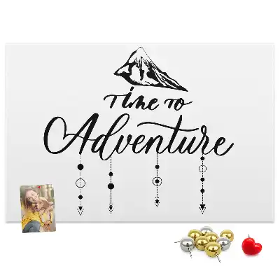 Inspirational Quote Printed Cork Board