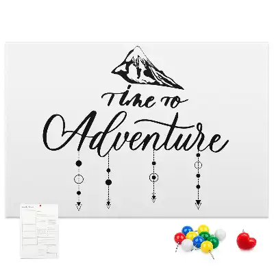 Inspirational Quote Printed Cork Board