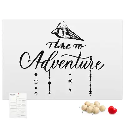 Inspirational Quote Printed Cork Board