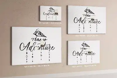 Inspirational Quote Printed Cork Board