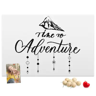 Printed Cork Board Inspirational quote