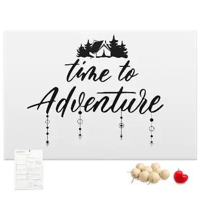 Cork memo board Inspirational quote