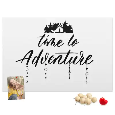 Cork memo board Inspirational quote