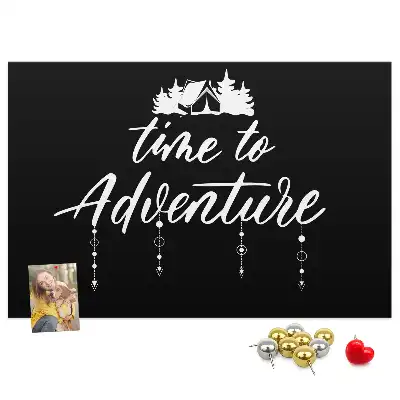 Travel Quote Printed Cork Memo Board
