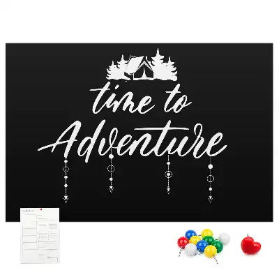 Travel Quote Printed Cork Memo Board