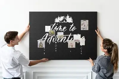 Travel Quote Printed Cork Memo Board