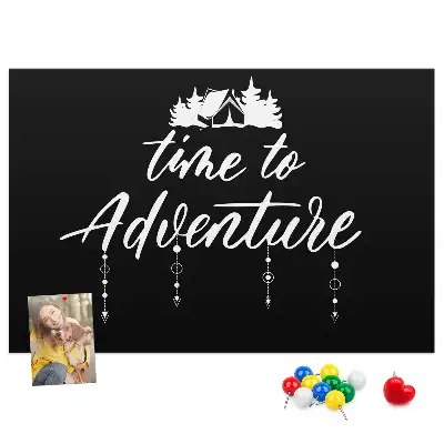 Travel Quote Printed Cork Memo Board