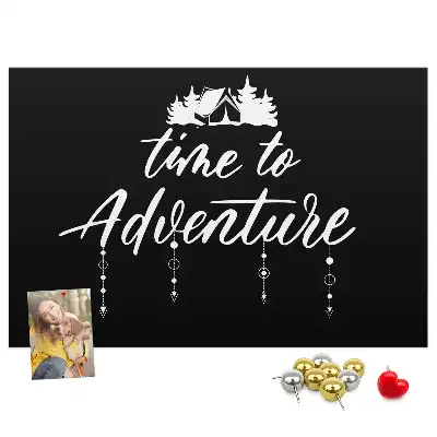 Travel Quote Printed Cork Memo Board
