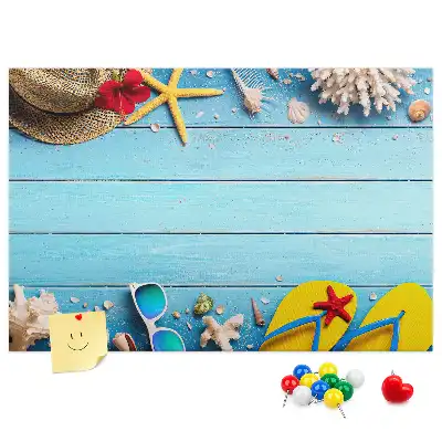 Printed Cork Memo Board Seaside things