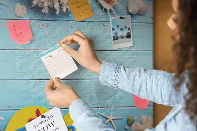 Seaside Themed Cork Memo Board