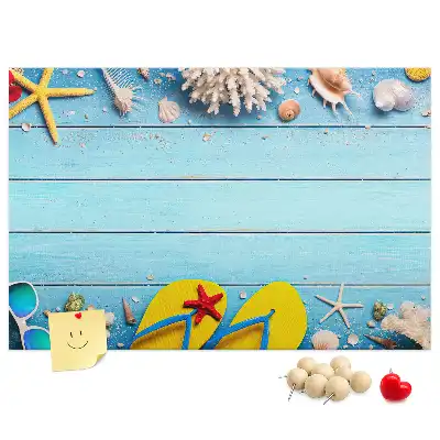 Seaside Themed Cork Memo Board
