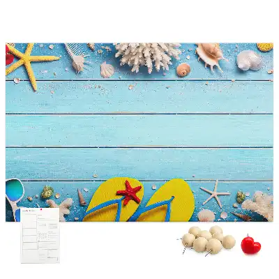 Seaside Themed Cork Memo Board